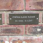 McEWAN Cynthia Elaine 1934-2017