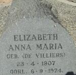 HUGO Elizabeth Anna Maria nee DE VILLIERS 1907-1974
