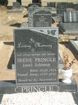 PRINGLE John Lucas 1905-1972 & Irene JOHNSON 1914-2010