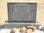 SLABBERT Stephanus H. 1917-1967 & Maria Elizabeth 1908-1992