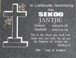SEKOO Jantjie 1965-2010