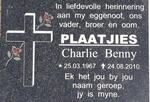 PLAATJIES Charlie Benny 1967-2010