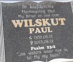 WILSKUT Paul 1952-2015