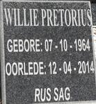 PRETORIUS Willie 1964-2014
