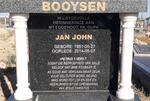 BOOYSEN Jan John 1951-2014