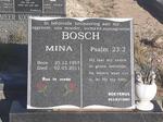 BOSCH Mina 1957-2011
