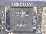 THEKISHO Thysie Matthews 1965-2011