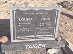 TAIGER John 1971-2007 & Louisa 1971-