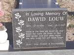 LOUW Dawid 1935-2007