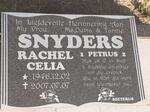 SNYDERS Rachel Celia 1946-2007