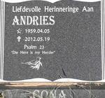 CONA Andries 1959-2012