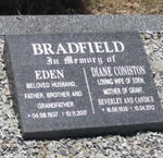 BRADFIELD Eden 1937-2017 & Diane Coniston 1939-2012
