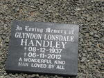 HANDLEY Glyndon Lonsdale 1937-2012