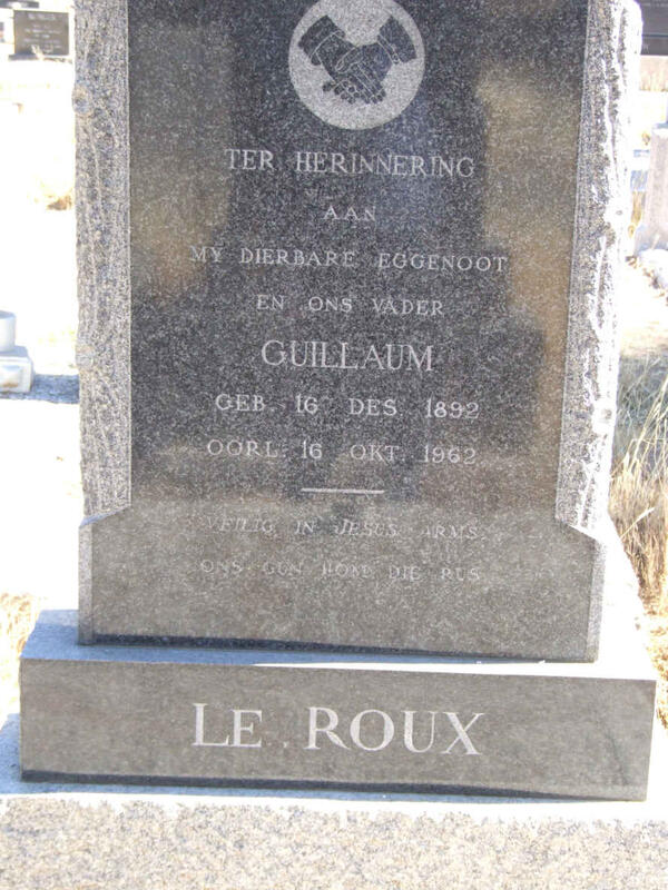 ROUX Guillaum, le 1892-1962