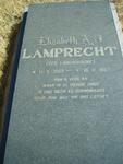 LAMPRECHT Elizabeth A.J. nee LABUSCHAGNE 1909-1987