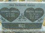 NEL Jeremias Andrias 1865-1956 & Martha Hester KOTZE 1863-1954