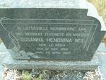 NEL Susanna Hendrina nee LE ROUX 1888-1959