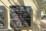 VIVIERS Frederick Johannes 1919-2007 & Dorothea Sophia Maria HANSEN 1920-2014