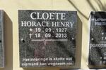CLOETE Horace Henry 1927-2013