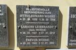 WOEKE Otto Leonard 1939-2008 :: LEIBBRANDT Laraine nee WOEKE 1941-2014 :: WOEKE Trevor 1942-2002