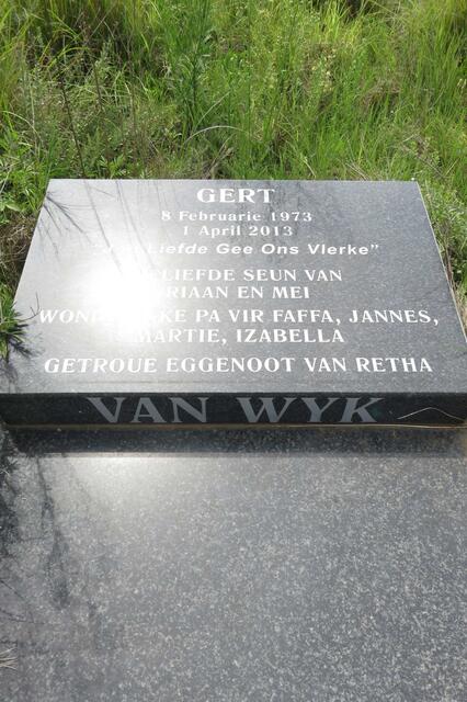 WYK Gert, van 1973-2013