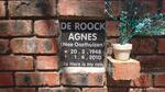ROOCK Agnes, de nee OOSTHUIZEN 1948-2010