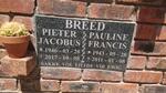 BREED Pieter Jacobus 1946-2017 & Pauline Francis 1943-2011