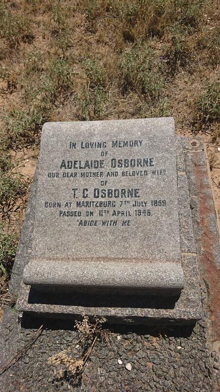 OSBORNE Adelaide 1859-1946