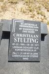 STULTING Christiaan 1904-1971