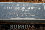BOSHOFF Stephanus Hendrik Petrus 1964-2000