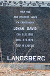 LANDSBERG John David 1905-1976