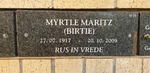 MARITZ Myrtle 1917-2009