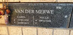 MERWE Carel, van der 1930-2013 & Nellie 1934-