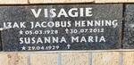 VISAGIE Izak Jacobus Henning 1928-2012 & Susanna Maria 1929-