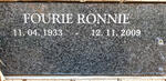 FOURIE Ronnie 1933-2009