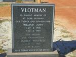 VLOTMAN William John 1921-1995 & Doreen Winifred 1922-2000