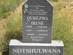 NOTSHULWANA Qukezwa Irene 1962-2016