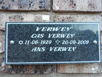 VERWEY Cas 1929-2009 & Ans