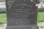 HATTINGH Maria Elizabeth nee BEKKER 1942-1972