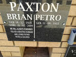 PAXTON Brian 1920-2009 & Petro 1933-