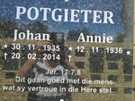 POTGIETER Johan 1935-2014 & Annie 1936-