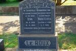 ROUX Izak, le 1898-1965 & Maria A. Louisa V.D. WALT 1894-1976