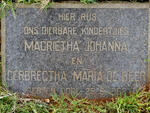 BEER Magrietha Johanna, de 1952-1952 :: BEER Gerbregtha Maria, de 1952-1952