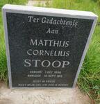 STOOP Matthijs Cornelius 1896-1912