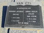 ZYL Hendrik Jacobus, van 1906-1999 & Dirkie Ceclia STEYN 1914-2012