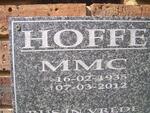 HOFFE M.M.C. 1935-2012