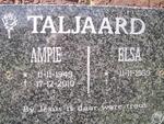 TALJAARD Ampie 1949-2010 & Elsa 1959-