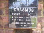 ERASMUS Rassie 1929-2014 & Dot 1934-2015