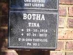 BOTHA Tina 1916-2012