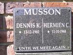 MUSSON Dennis K. 1960- & Hermien C. 1968-